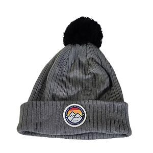 Space Craft Collection For The Love Of Mountains Grey Knit Hat, Beanie